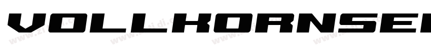 VollkornSemiBoldItal字体转换