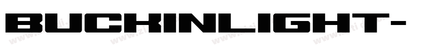 BuckinLight字体转换 BuckinLight字体转换
