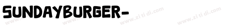 SundayBurger字体转换
