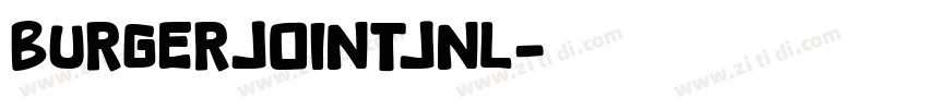 BurgerJointJNL字体转换