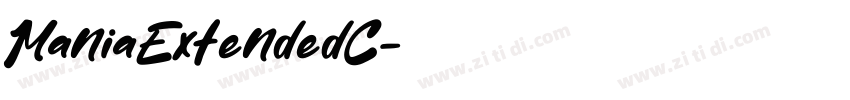 ManiaExtendedC字体转换