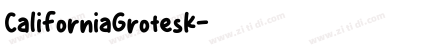 CaliforniaGrotesk字体转换