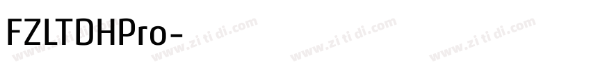FZLTDHPro字体转换