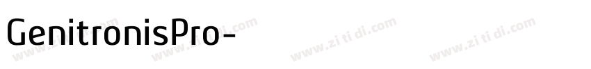 GenitronisPro字体转换