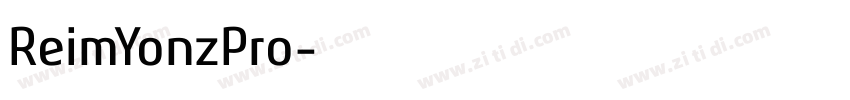 ReimYonzPro字体转换
