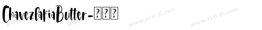ChavezlafiaButter字体转换