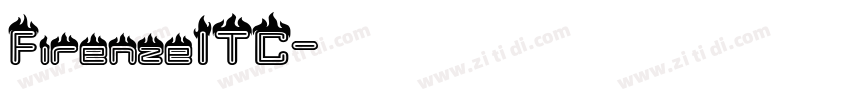 FirenzeITC字体转换