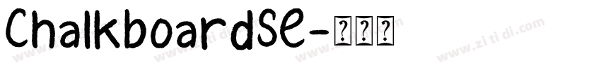 ChalkboardSE字体转换