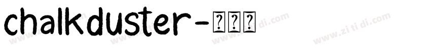 chalkduster字体转换