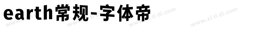 earth常规字体转换