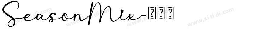 SeasonMix字体转换