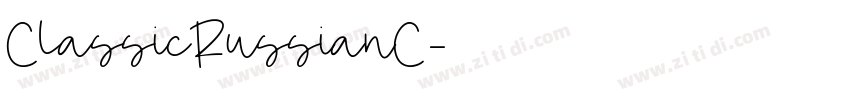 ClassicRussianC字体转换