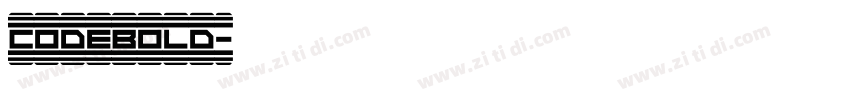 CodeBold字体转换