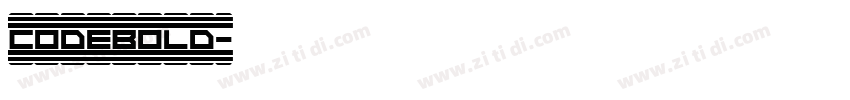 CodeBold字体转换