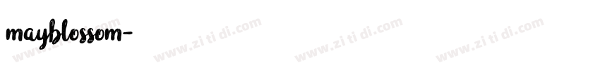 mayblossom字体转换