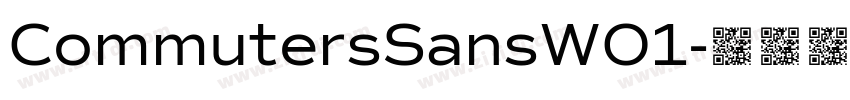 CommutersSansW01字体转换