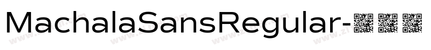 MachalaSansRegular字体转换