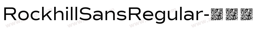 RockhillSansRegular字体转换
