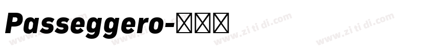 Passeggero字体转换