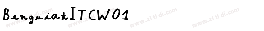 BenguiatITCW01字体转换