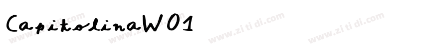 CapitolinaW01字体转换