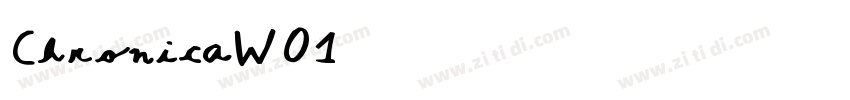 ChronicaW01字体转换