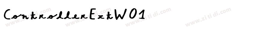 ControllerExtW01字体转换