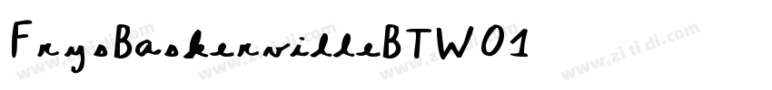 FrysBaskervilleBTW01字体转换