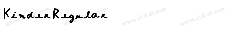 KinderRegular字体转换