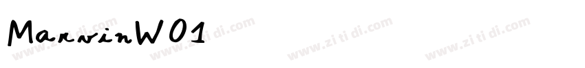 MarvinW01字体转换