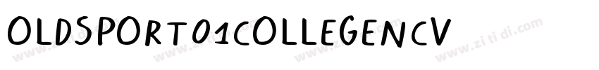 OLDSPORT01COLLEGENCV字体转换