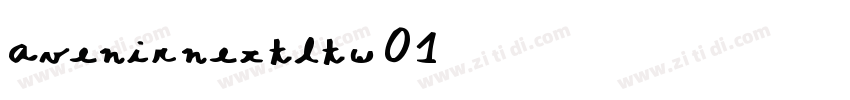 avenirnextltw01字体转换