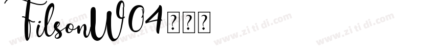 FilsonW04字体转换