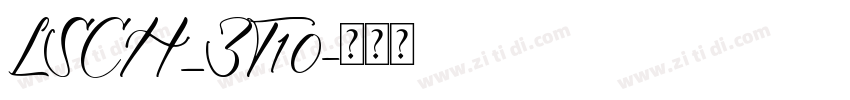 LSCH_ZT10字体转换