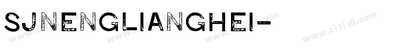 SJnenglianghei字体转换