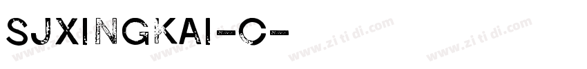 SJxingkai-C字体转换