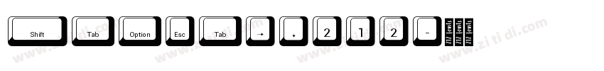 geometr212字体转换