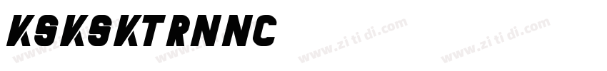 KSKSKTRNNC0_32_30字体转换