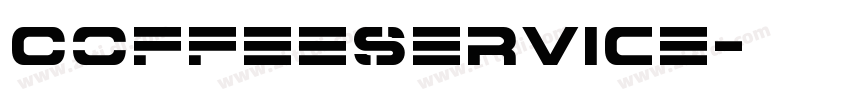 CoffeeService字体转换