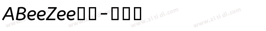 ABeeZee字体字体转换
