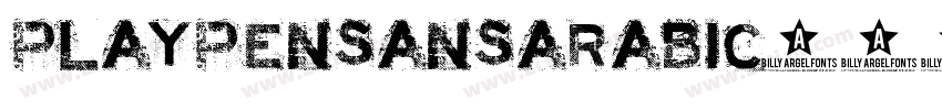 Playpensansarabic_字体转换