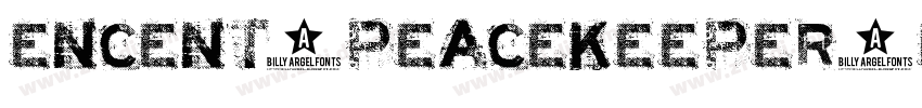 encent_Peacekeeper_E字体转换