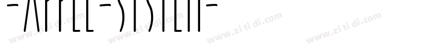 -apple-system字体转换