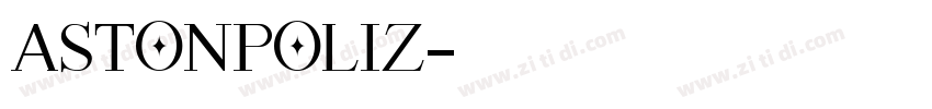 Astonpoliz字体转换