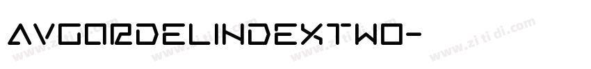 AvGardeLindexTwo字体转换