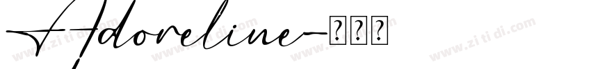 Adoreline字体转换