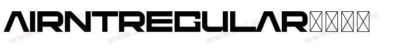 AirntRegular字体转换