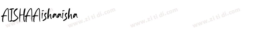 AISHAAishaaisha字体转换