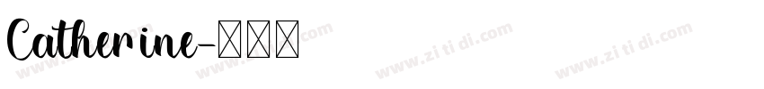 Catherine字体转换