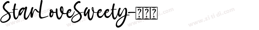 StarLoveSweety字体转换